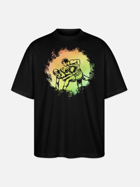 Ringen - Stanley/Stella Oversized Unisex Bio T-Shirt Blaster 2.0 - Schwarz