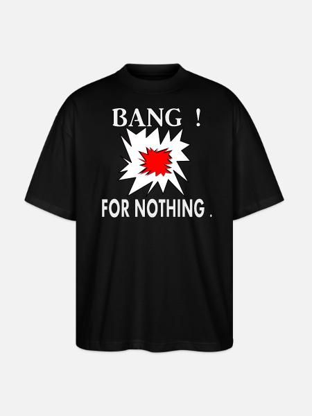 Knallen! Umsonst. - Stanley/Stella Oversized Unisex Bio T-Shirt Blaster 2.0 - Schwarz