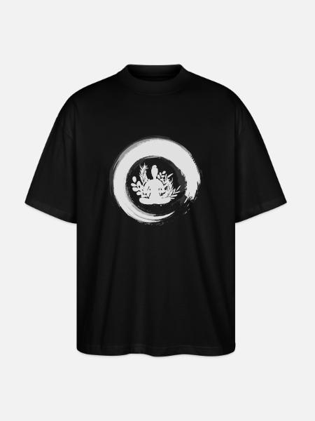 Zen Circle Buddhismus - Stanley/Stella Oversized Unisex Bio T-Shirt Blaster 2.0 - Schwarz