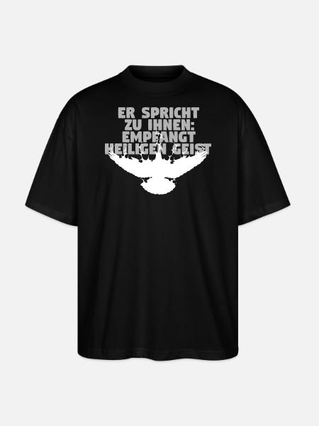 Receive Comforter - Deutsch - Stanley/Stella Oversized Unisex Bio T-Shirt Blaster 2.0 - Schwarz