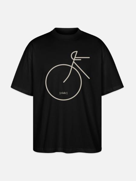 RIDE - Stanley/Stella Oversized Unisex Bio T-Shirt Blaster 2.0 - Schwarz