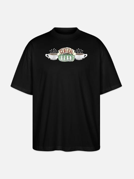 Friends Central Perk Logo Sketch - Stanley/Stella Oversized Unisex Bio T-Shirt Blaster 2.0 - Schwarz