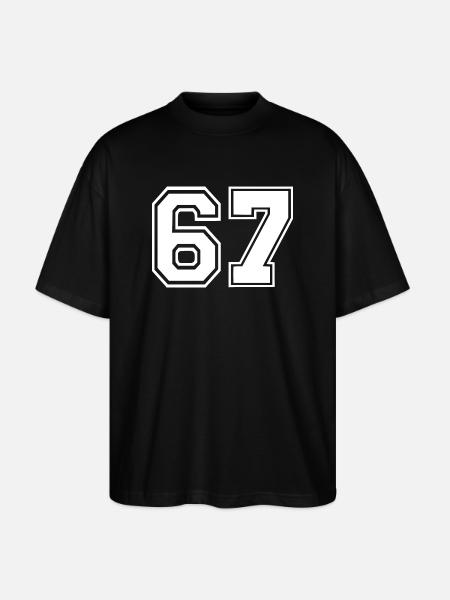 67 - Stanley/Stella Oversized Unisex Bio T-Shirt Blaster 2.0 - Schwarz
