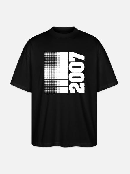 Freizeit 2007 - Stanley/Stella Oversized Unisex Bio T-Shirt Blaster 2.0 - Schwarz