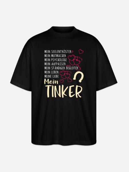 TINKER - mein - Stanley/Stella Oversized Unisex Bio T-Shirt Blaster 2.0 - Schwarz