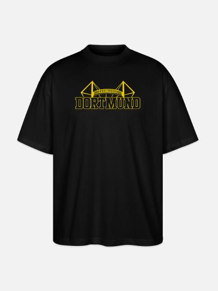 Dortmund Stadion Fan - Stanley/Stella Oversized Unisex Bio T-Shirt Blaster 2.0 - Schwarz
