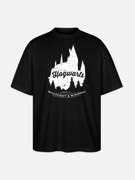 Harry Potter Hogwarts School - Stanley/Stella Oversized Unisex Bio T-Shirt Blaster 2.0 - Schwarz