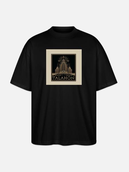 TALAHON 1. Empire Collection - Stanley/Stella Oversized Unisex Bio T-Shirt Blaster 2.0 - Schwarz