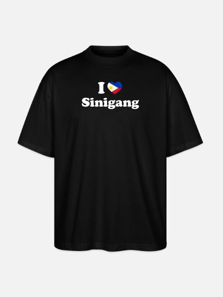 Philippinisch-philippinisches Essen Sinigang Erbe - Stanley/Stella Oversized Unisex Bio T-Shirt Blaster 2.0 - Schwarz