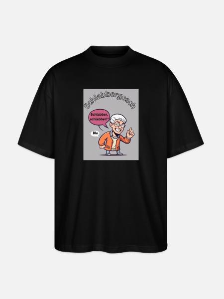 Schlabbergosch - Stanley/Stella Oversized Unisex Bio T-Shirt Blaster 2.0 - Schwarz