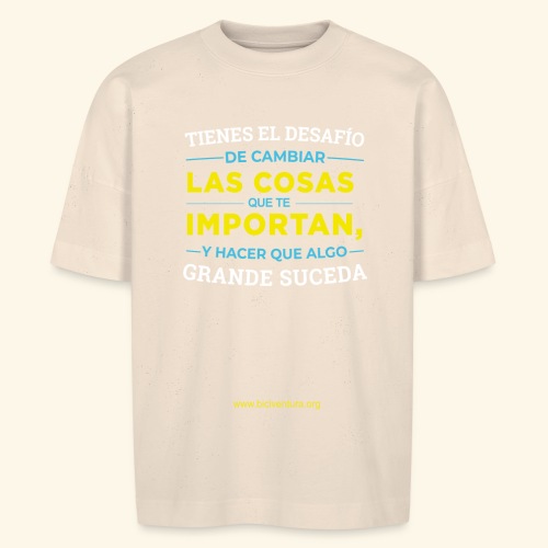 Cambia las cosas - Stanley/Stella Camiseta ecológica oversize unisex BLASTER