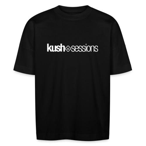 KushSessions (white logo) - Stanley/Stella BLASTER unisex oversize organic T-shirt