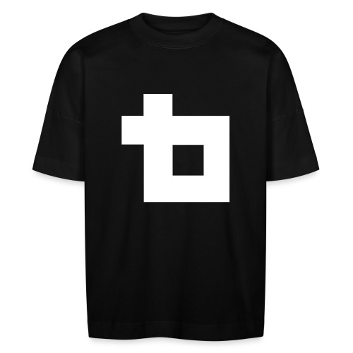 Lunatics Logga, vit - Ekologisk oversize-T-shirt BLASTER unisex från Stanley/Stella