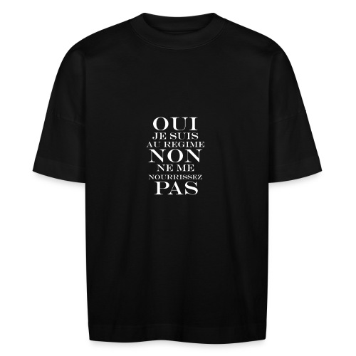 Do no feed! - T-shirt bio BLASTER oversize Stanley/Stella Unisexe