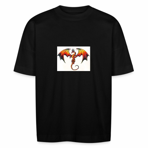dark dragin logo! - Ekologisk oversize-T-shirt BLASTER unisex från Stanley/Stella
