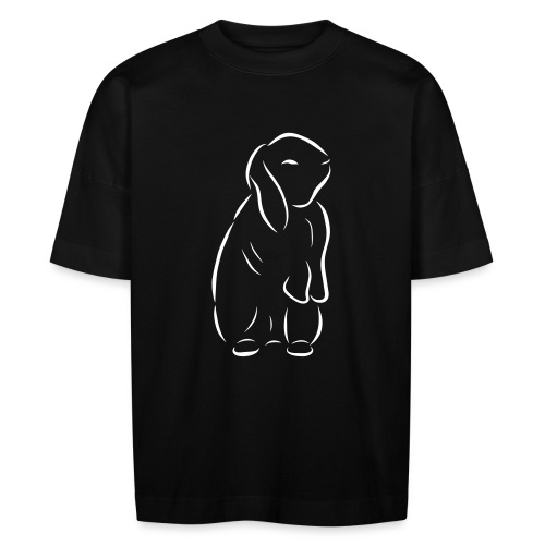 stehendes Häschen Hase Kaninchen Zwergkaninchen - Stanley/Stella Unisex Oversize Bio-T-Shirt BLASTER