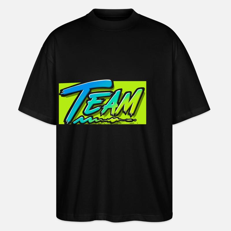 Team - Stanley/Stella Oversized Unisex Bio T-Shirt Blaster 2.0 - Schwarz
