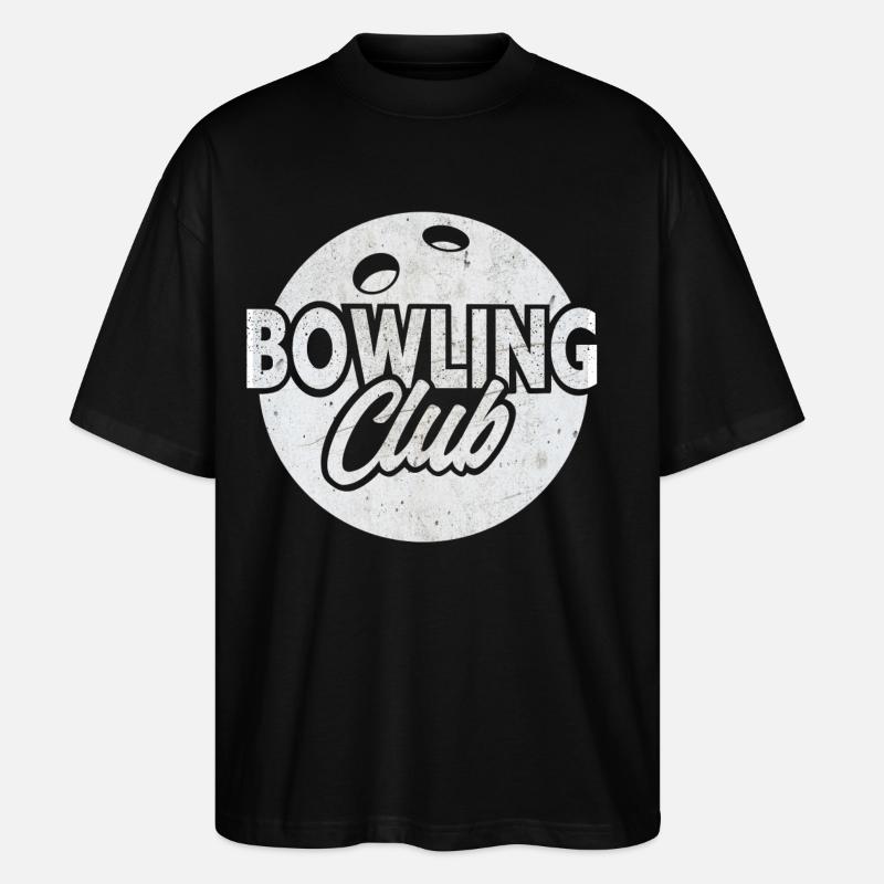 Bowling Club - T-shirt bio Blaster 2.0 coupe oversize Stanley/Stella Unisexe - noir