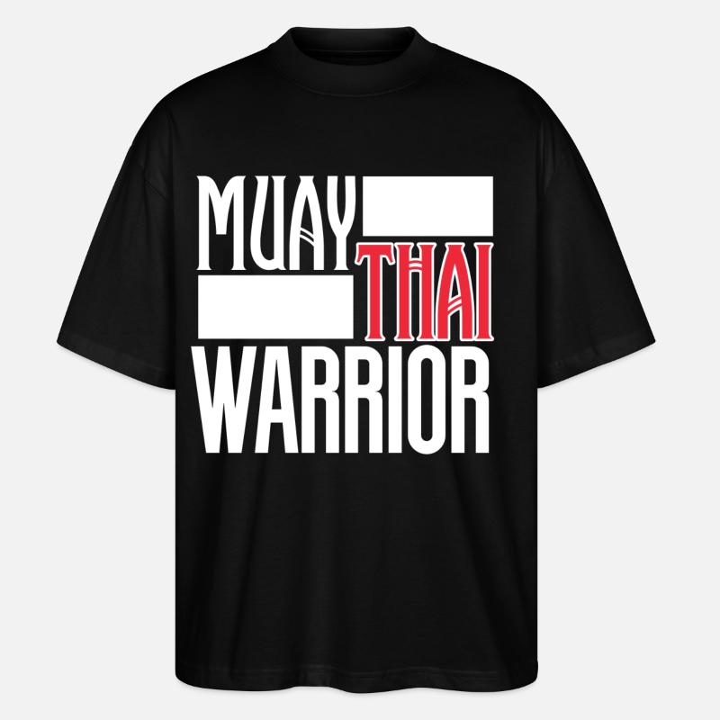 Muay Thaï - T-shirt bio Blaster 2.0 coupe oversize Stanley/Stella Unisexe - noir
