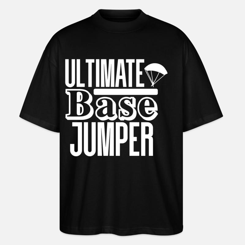 Saut de base - T-shirt bio Blaster 2.0 coupe oversize Stanley/Stella Unisexe - noir