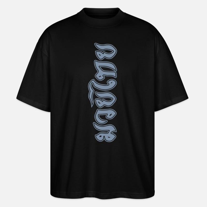 Muay Thai Script - Stanley/Stella Oversized Unisex Bio T-Shirt Blaster 2.0 - Schwarz