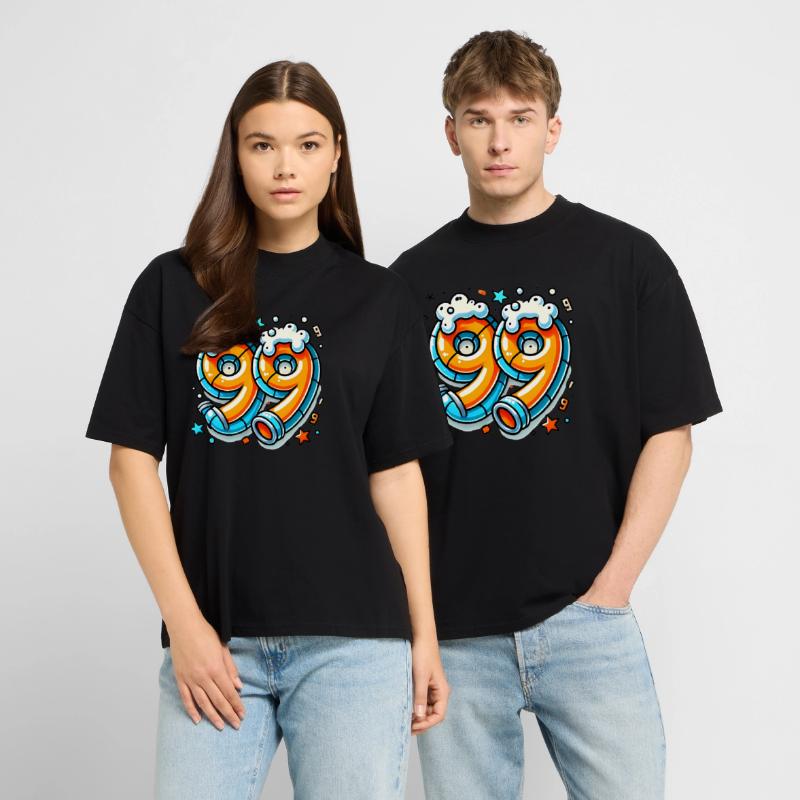 99 Problèmes Graffiti Conception de la bière T-shirt bio Blaster 2.0 coupe oversize Stanley/Stella Unisexe