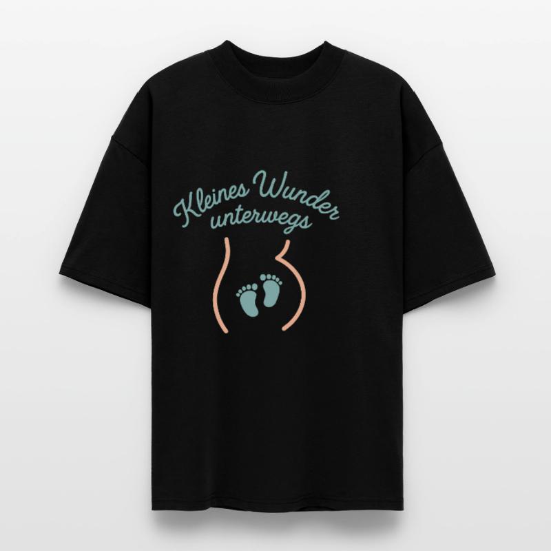 Petit miracle en route – Douce grossesse d T-shirt bio Blaster 2.0 coupe oversize Stanley/Stella Unisexe