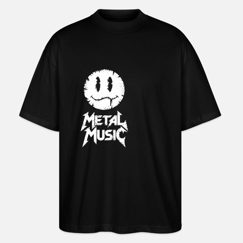 Metal music - Stanley/Stella Oversized Unisex Bio T-Shirt Blaster 2.0 - Schwarz