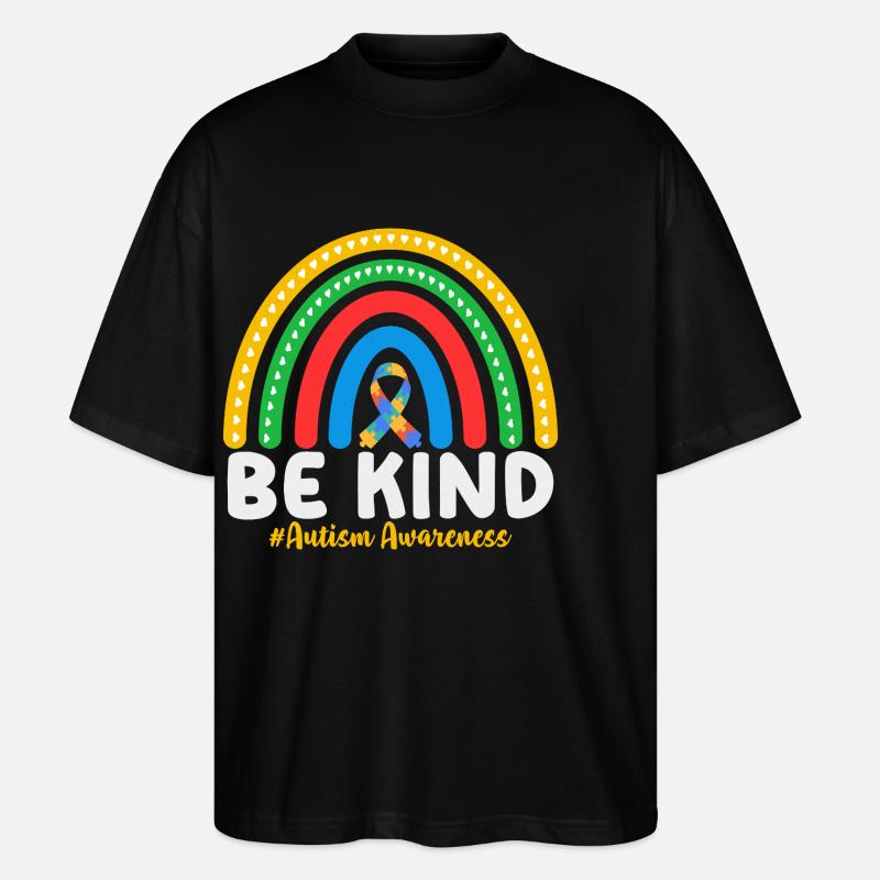 Autism Awareness - Stanley/Stella Oversized Unisex Bio T-Shirt Blaster 2.0 - Schwarz