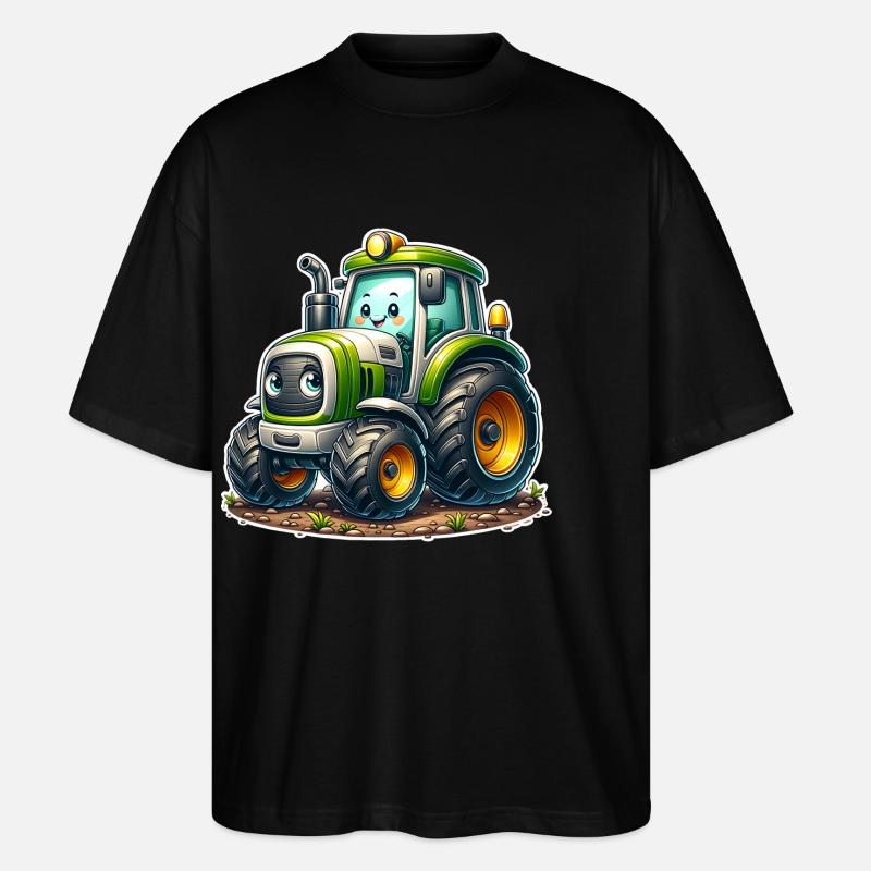 Traktor - Stanley/Stella Oversized Unisex Bio T-Shirt Blaster 2.0 - Schwarz