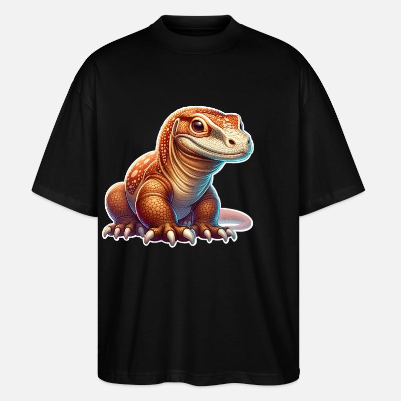 Komodo Dragon - T-shirt bio Blaster 2.0 coupe oversize Stanley/Stella Unisexe - noir