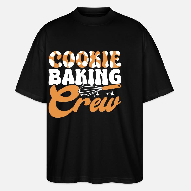 Baking Baker Bakery - Stanley/Stella Oversized Unisex Organic T-shirt Blaster 2.0 - black