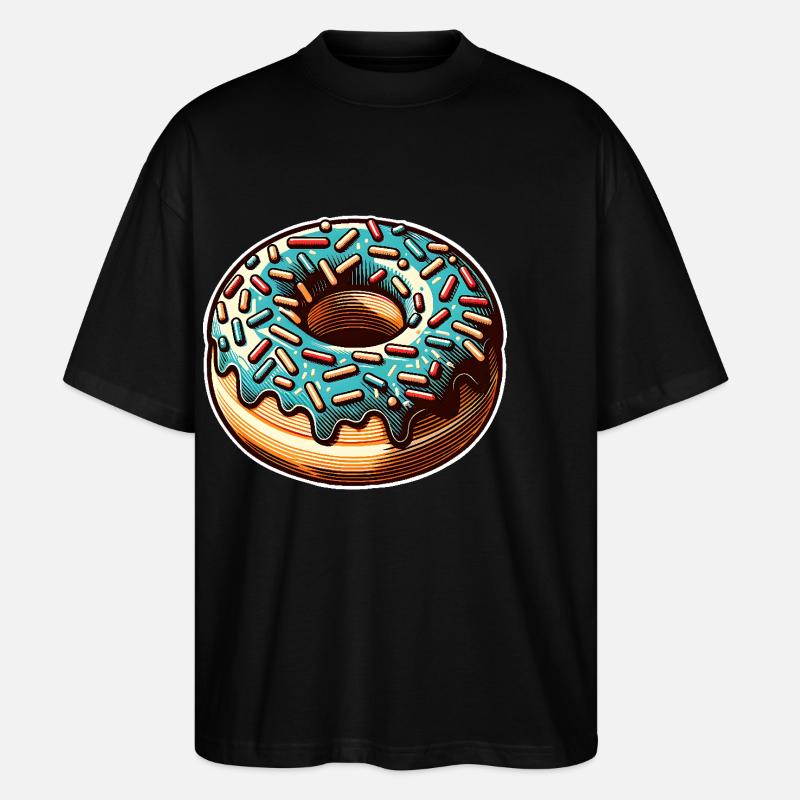 Donut - Stanley/Stella Oversized Unisex Bio T-Shirt Blaster 2.0 - Schwarz