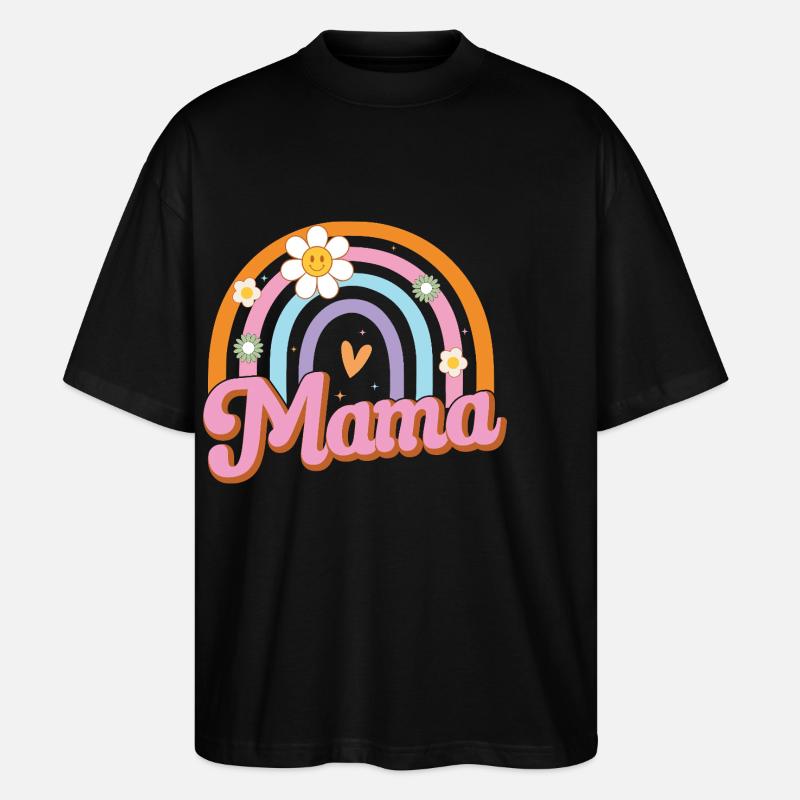 Mama - Stanley/Stella Oversized Unisex Bio T-Shirt Blaster 2.0 - Schwarz