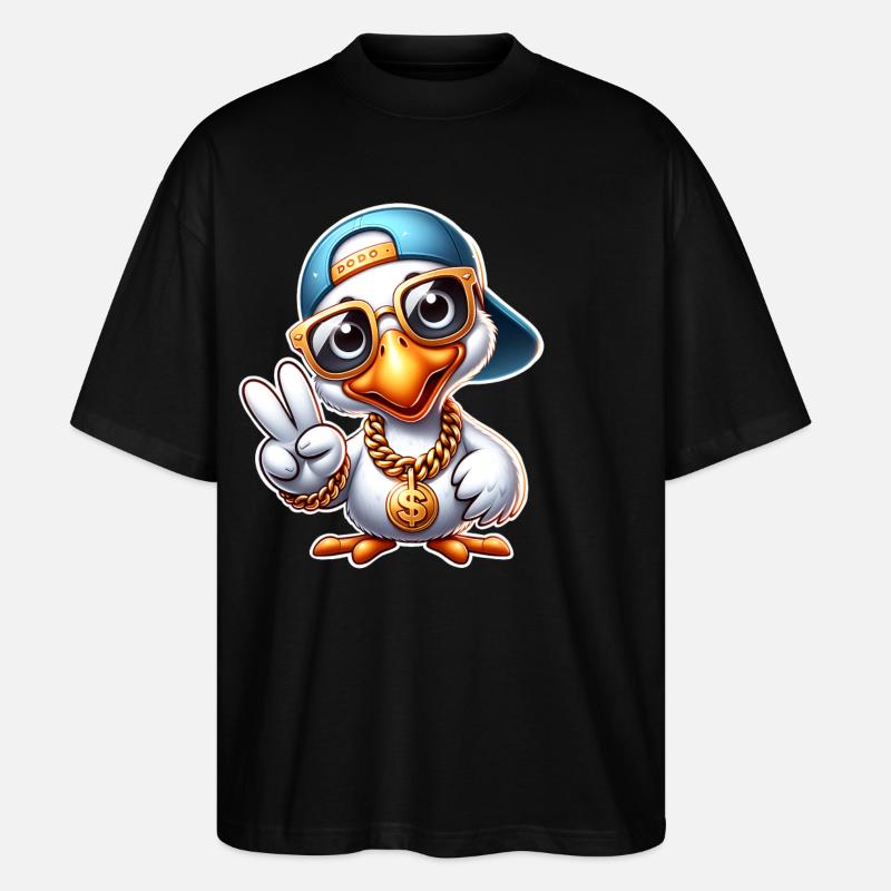 Dodo Cool Peace - T-shirt bio Blaster 2.0 coupe oversize Stanley/Stella Unisexe - noir