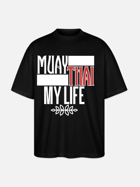 Muay thaï - T-shirt bio Blaster 2.0 coupe oversize Stanley/Stella Unisexe - noir