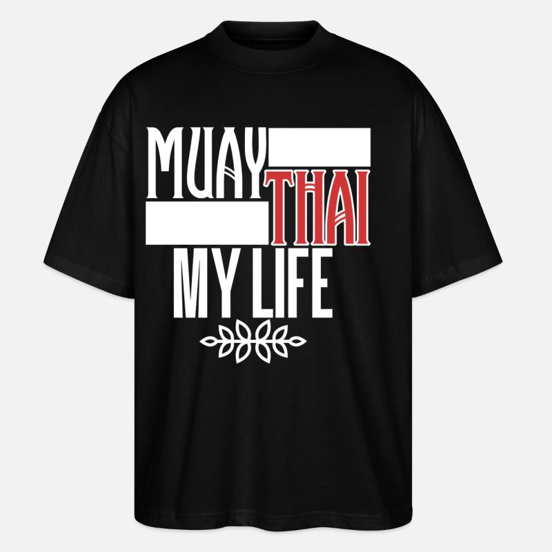 Muay thaï - T-shirt bio Blaster 2.0 coupe oversize Stanley/Stella Unisexe - noir