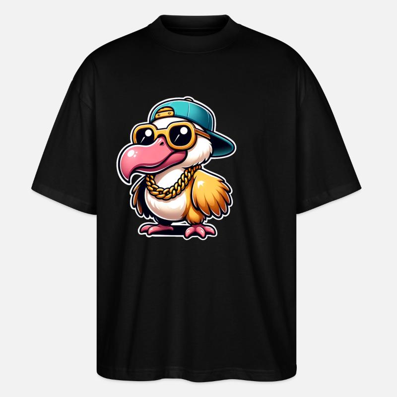 Dodo - T-shirt bio Blaster 2.0 coupe oversize Stanley/Stella Unisexe - noir