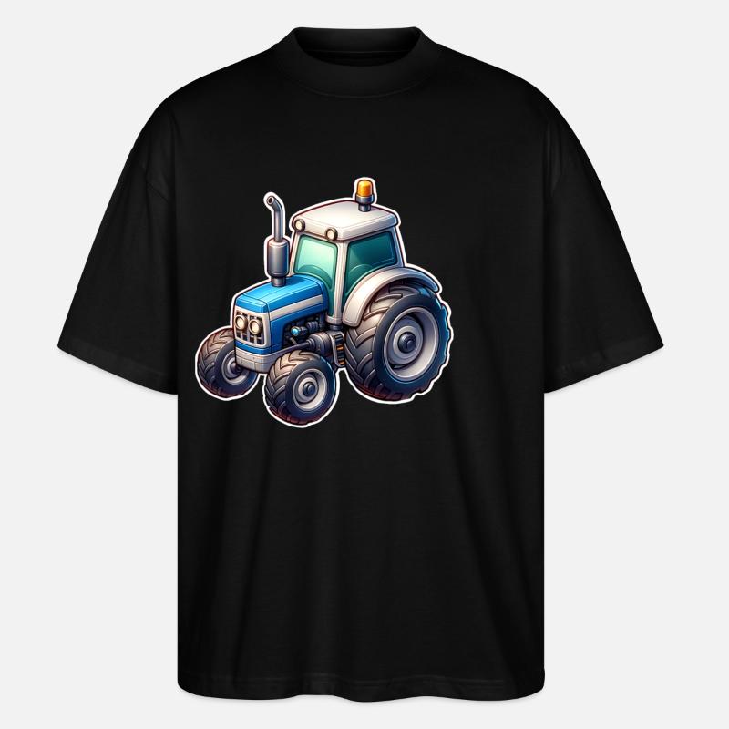 Tracteur - T-shirt bio Blaster 2.0 coupe oversize Stanley/Stella Unisexe - noir