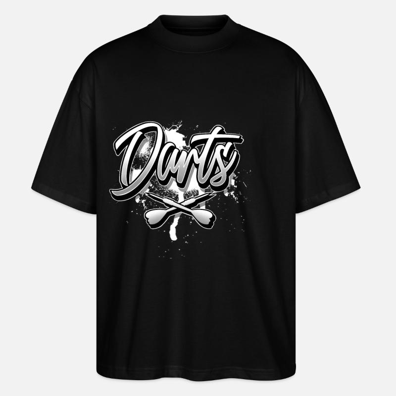 Darts - Stanley/Stella Oversized Unisex Bio T-Shirt Blaster 2.0 - Schwarz