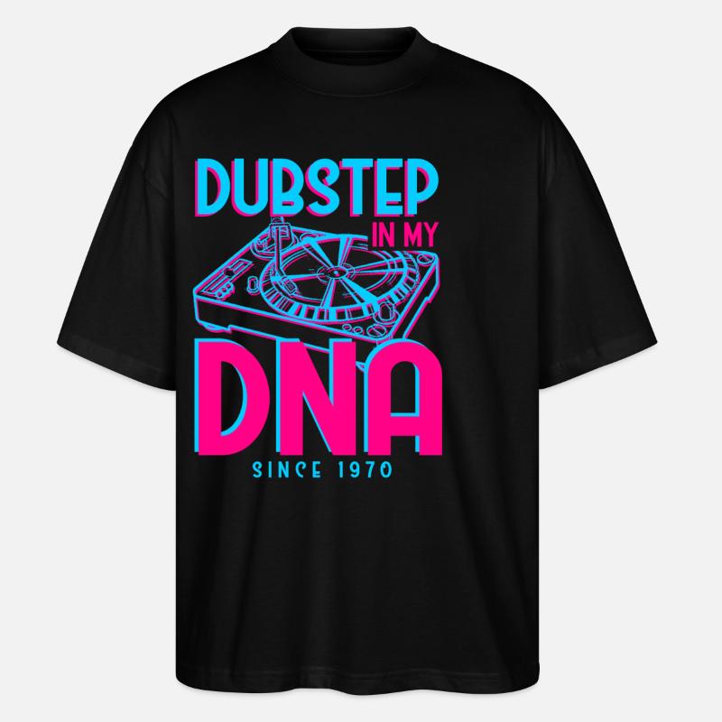Dubstep 1970 - Stanley/Stella Oversized Unisex Bio T-Shirt Blaster 2.0 - Schwarz