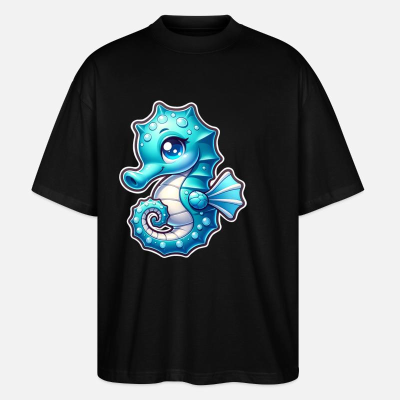 Hippocampe Hippocampe - T-shirt bio Blaster 2.0 coupe oversize Stanley/Stella Unisexe - noir