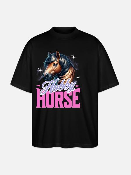 Cheval de loisir Steckenpferd - T-shirt bio Blaster 2.0 coupe oversize Stanley/Stella Unisexe - noir