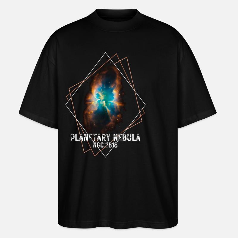 Nébuleuse planétaire - T-shirt bio Blaster 2.0 coupe oversize Stanley/Stella Unisexe - noir