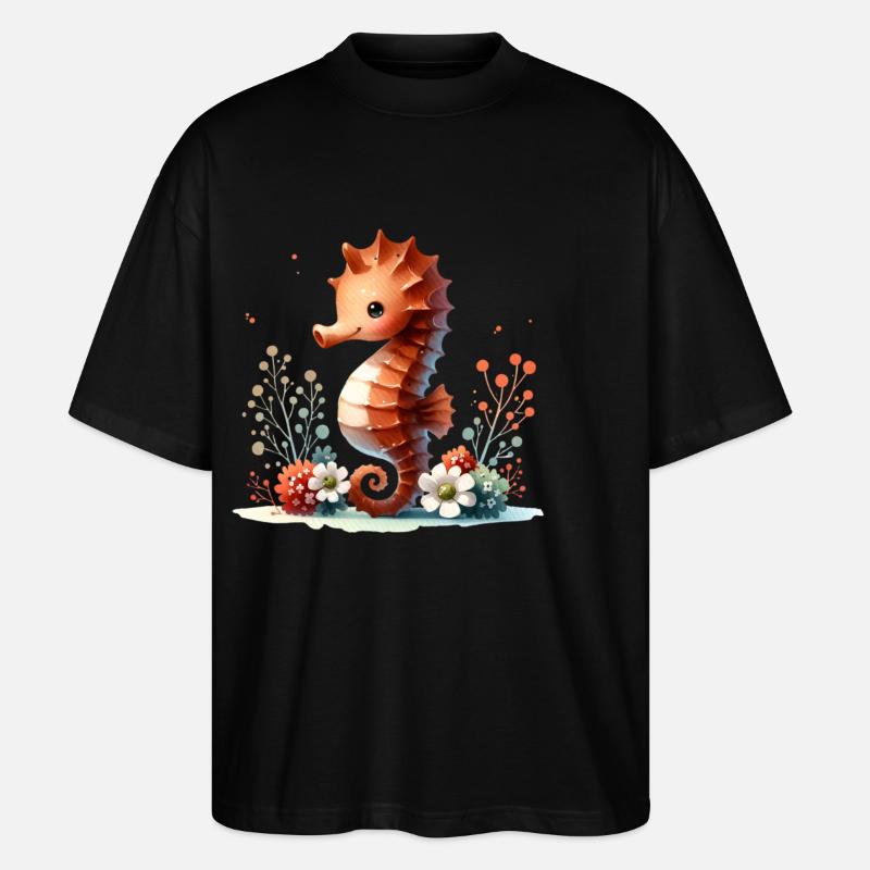 Hippocampe Hippocampe - T-shirt bio Blaster 2.0 coupe oversize Stanley/Stella Unisexe - noir