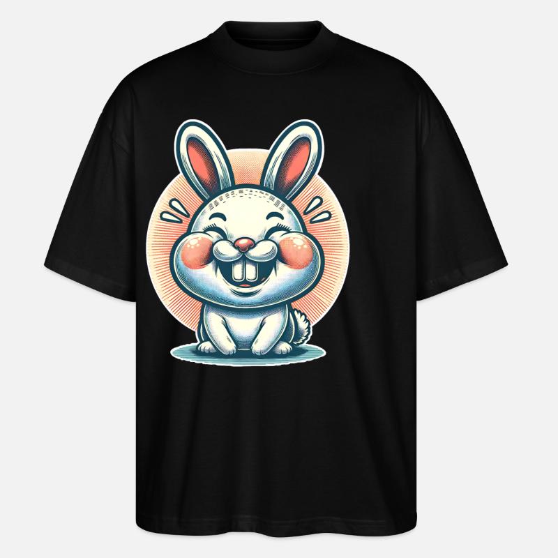 Lapin Lapin - T-shirt bio Blaster 2.0 coupe oversize Stanley/Stella Unisexe - noir
