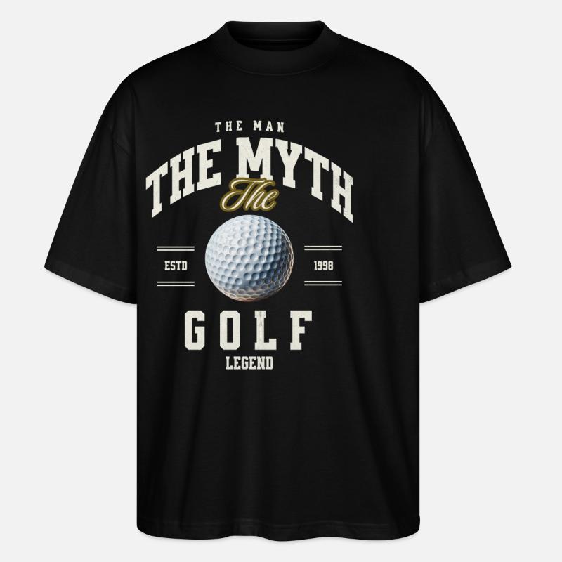 Golf - Stanley/Stella Oversized Unisex Bio T-Shirt Blaster 2.0 - Schwarz