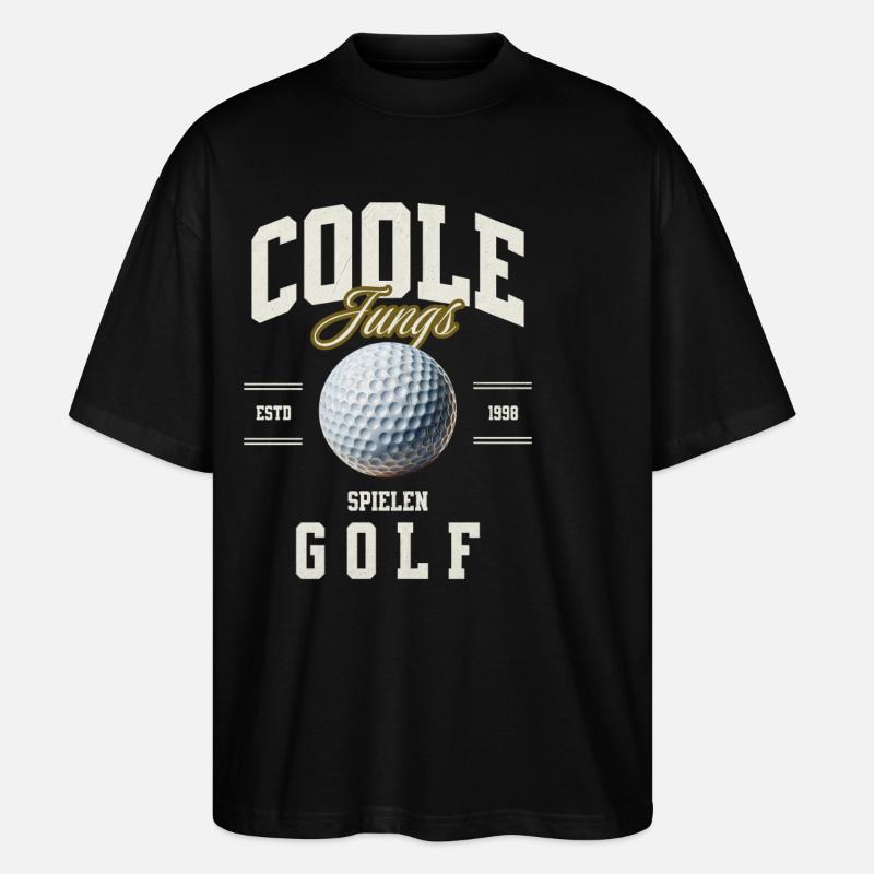 Golf - Stanley/Stella Oversized Unisex Bio T-Shirt Blaster 2.0 - Schwarz