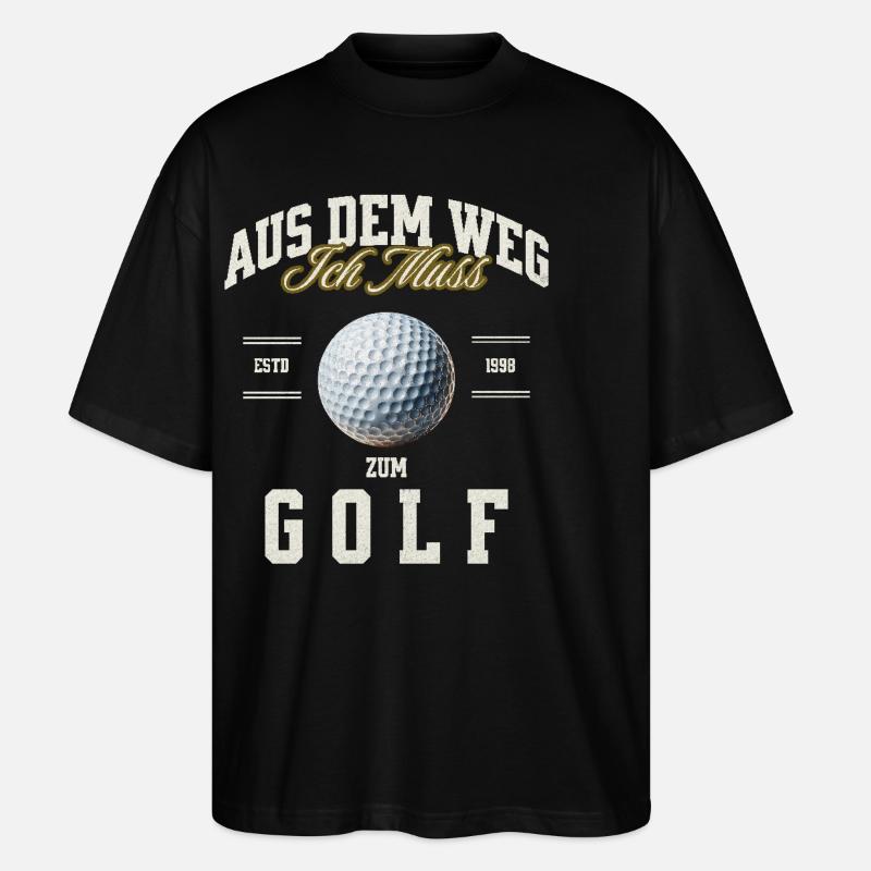 Golf - Stanley/Stella Oversized Unisex Bio T-Shirt Blaster 2.0 - Schwarz