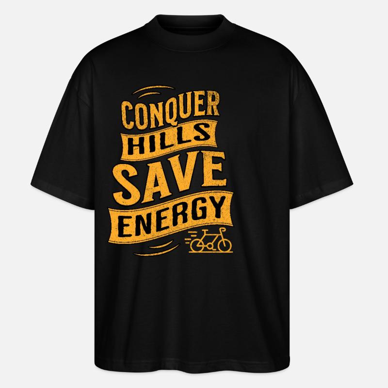 E-Bike E-Biker - Stanley/Stella Oversized Unisex Bio T-Shirt Blaster 2.0 - Schwarz